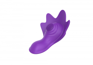 Вибратор в трусики на магните "Secwell Sunflower" + приложение, фиолетовый